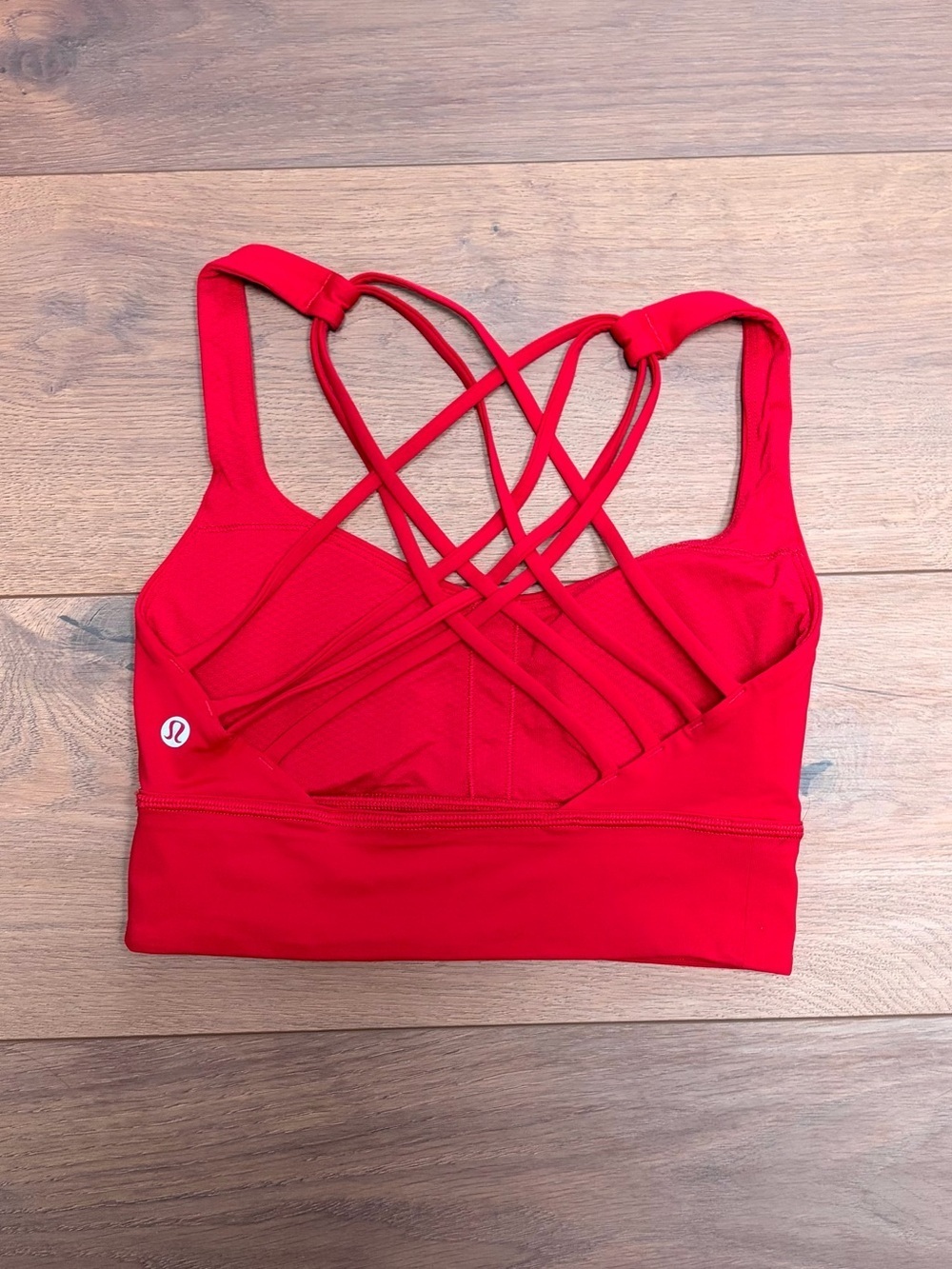 Lululemon Red Strappy Sports Bra